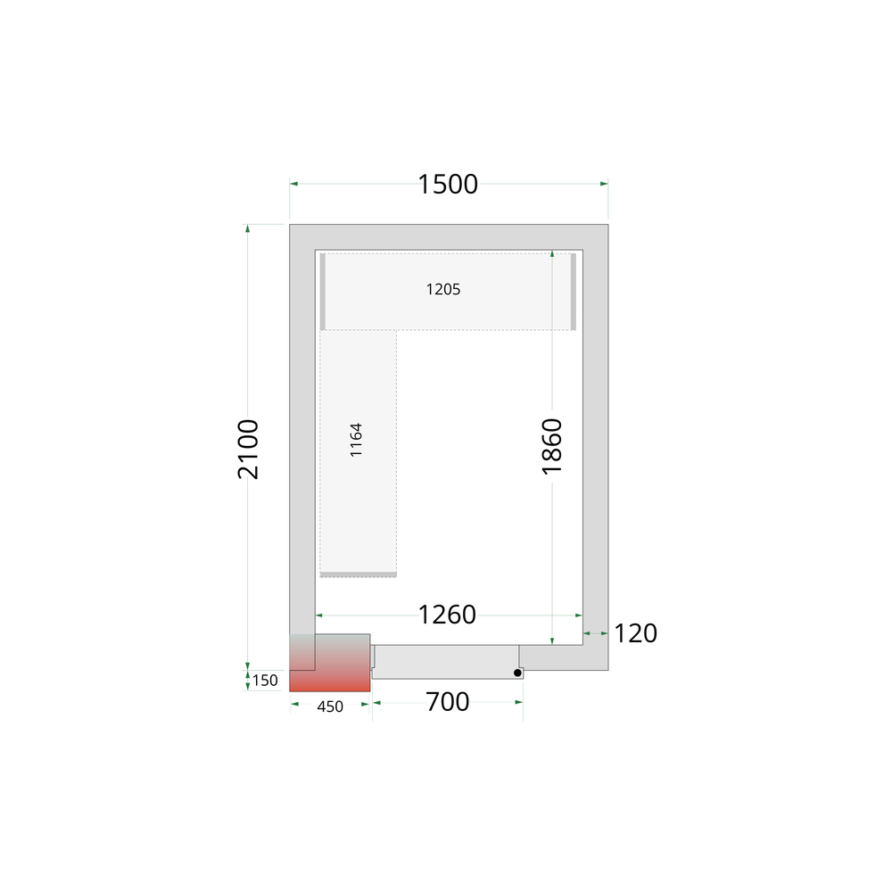 TEFCOLD CRNF1521 Shelf Kit CRNF1521