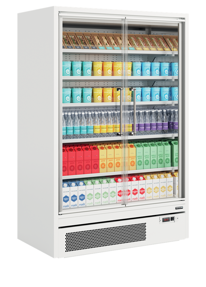 TEFCOLD Galaxy+ GP14FGD White Multideck With Doors - Image 2