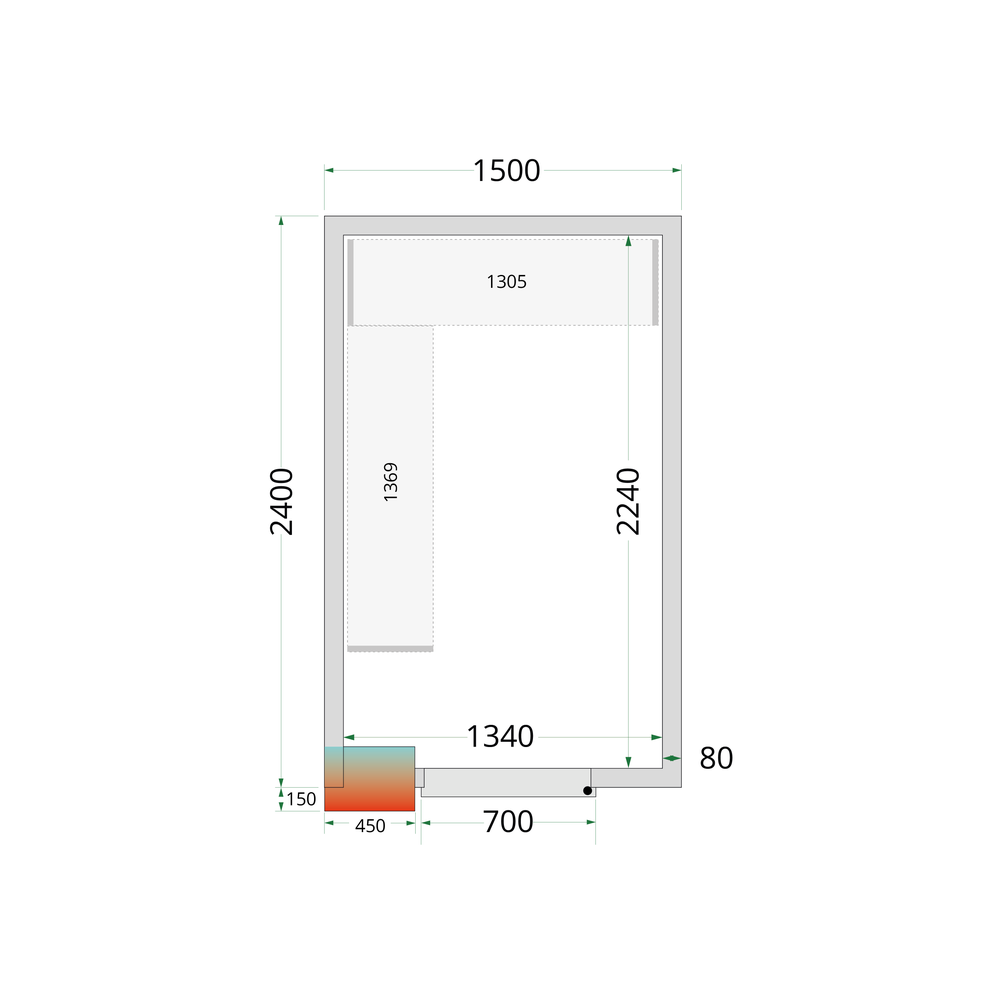 TEFCOLD CRPF1524 Shelf Kit CRPF1524