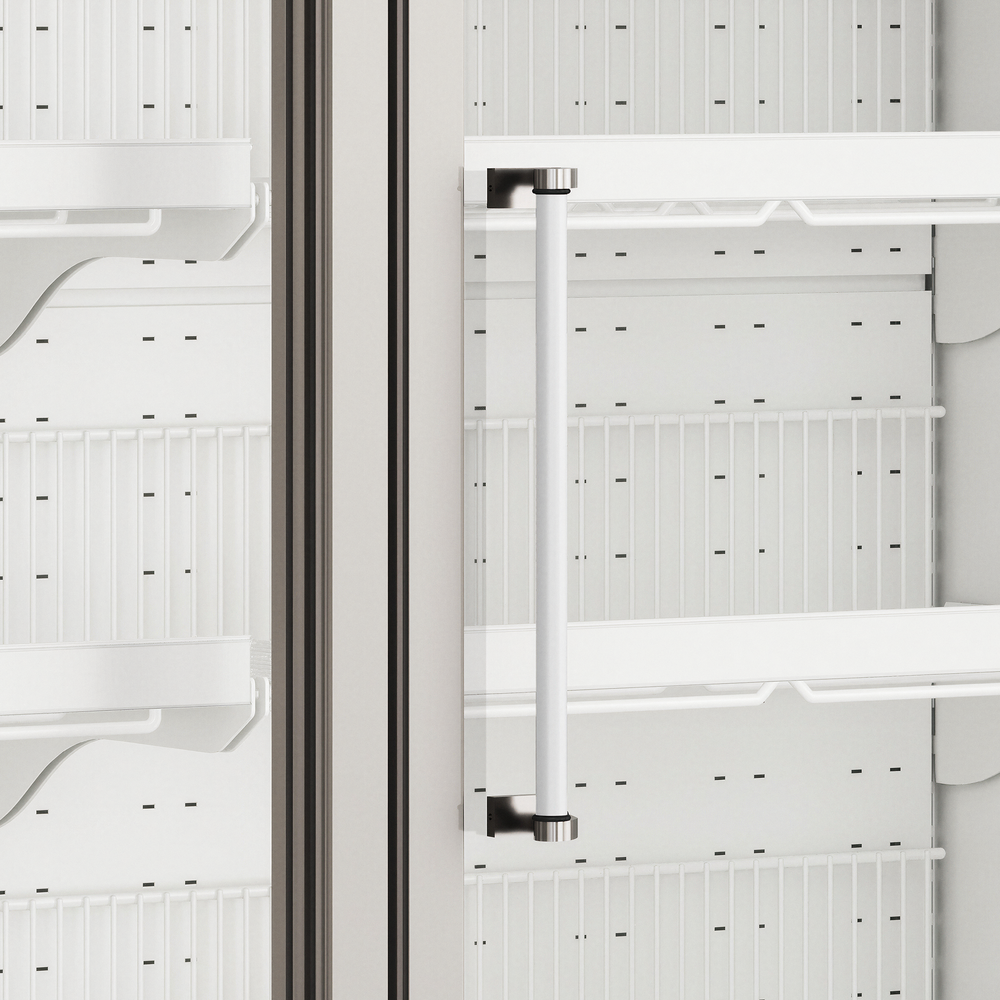 TEFCOLD Galaxy+ GPF2D White Glass Door Freezer - Image 4