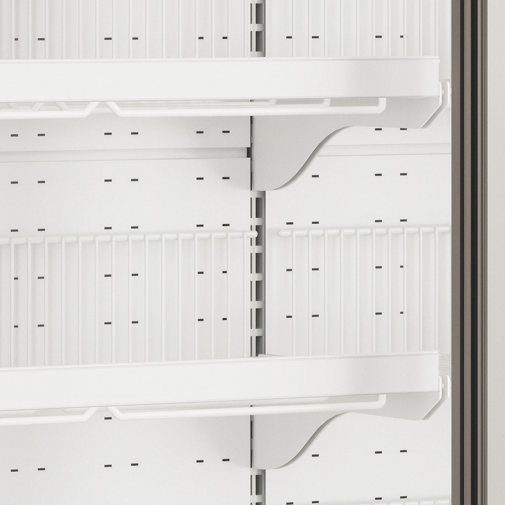 TEFCOLD Galaxy+ GPF2D White Glass Door Freezer - Image 3