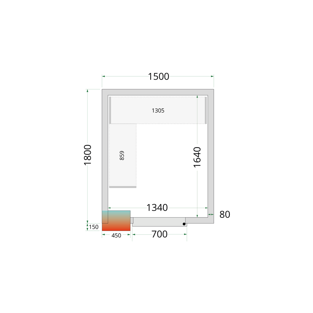 TEFCOLD CRPF1518 Shelf Kit CRPF1518