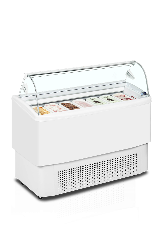 ISA FIJI 7 Ventilated Scoop Ice Cream Display