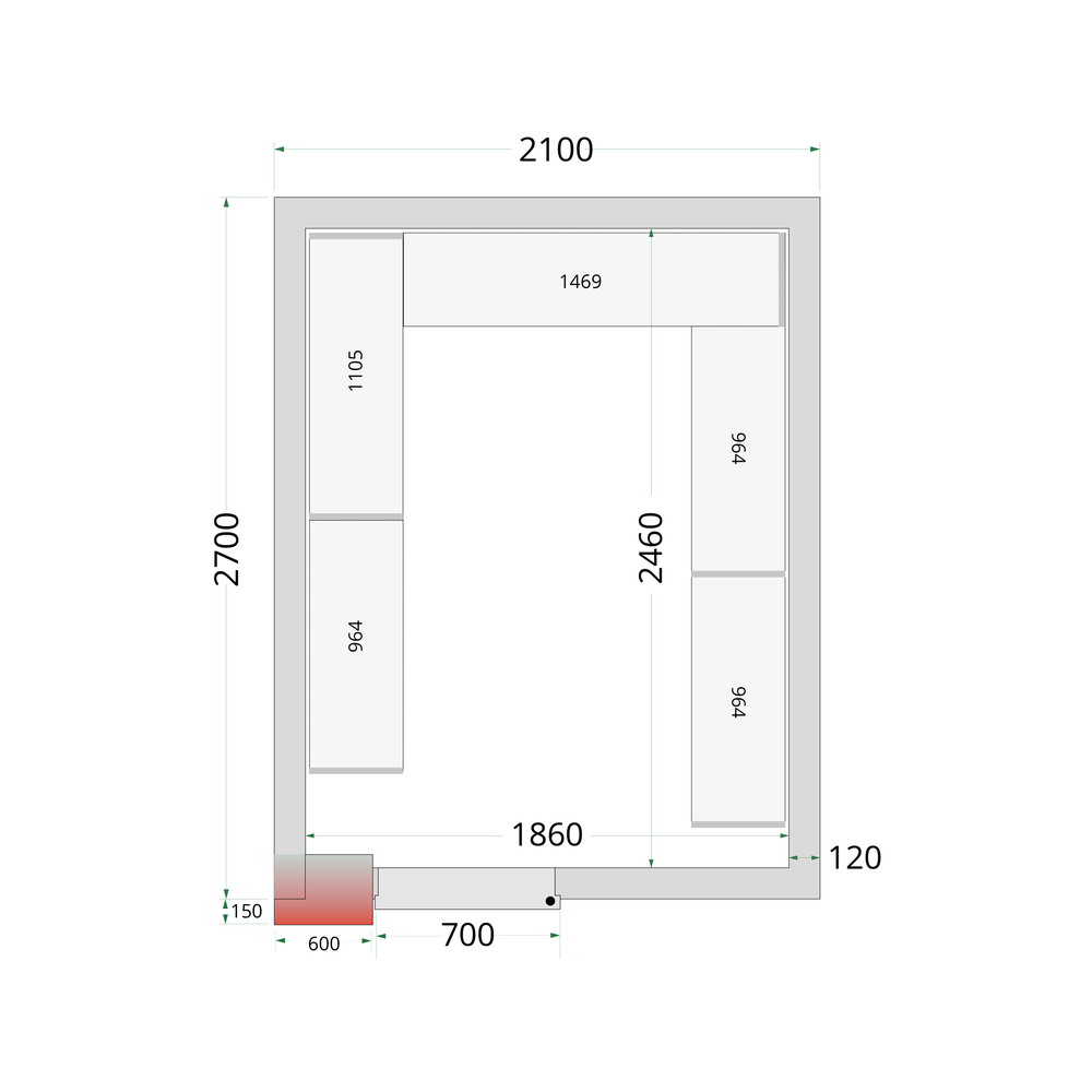 TEFCOLD CRNF2127 Shelf Kit CRNF2127